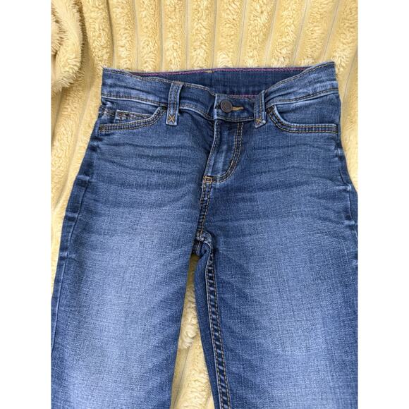 Girls Wrangler Jeans Bootcut adjustable Waist Size 10 Regular - Picture 2 of 6